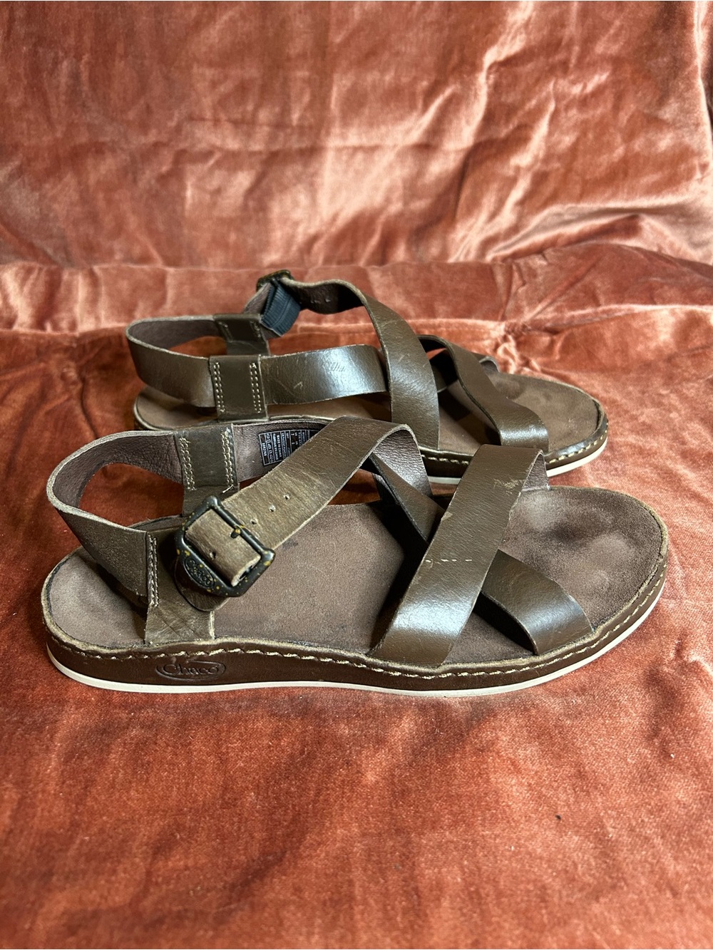 Chaco Women's Brown Leather Strappy Sandals
